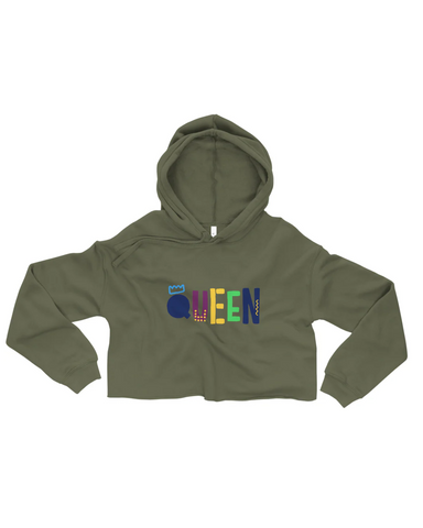 Cropped QUEEN  Hoodie