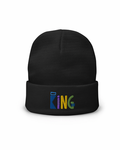 Embroidered KING Beanie