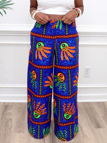 Abundance- African Print Pants -